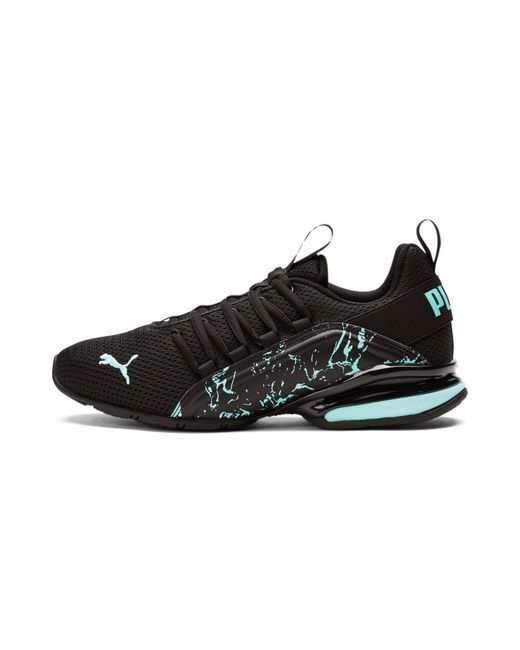 PUMA Axelion Marble Training Shoes in Black-Blue (Black) - Lyst
