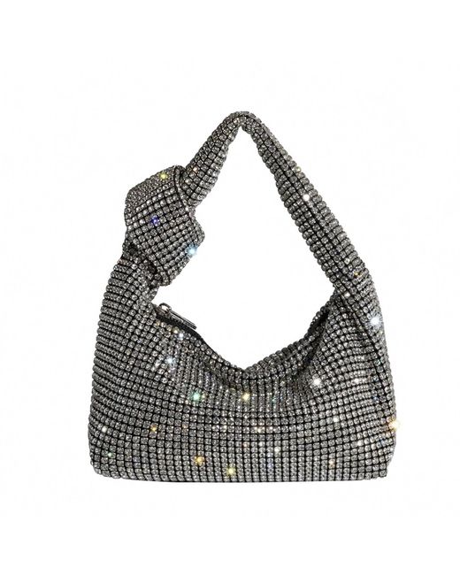 Melie Bianco Gray Reena Small Top Handle Bag