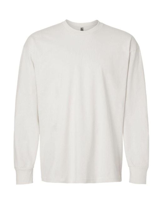 Next Level White Heavyweight Long Sleeve T-Shirt for men