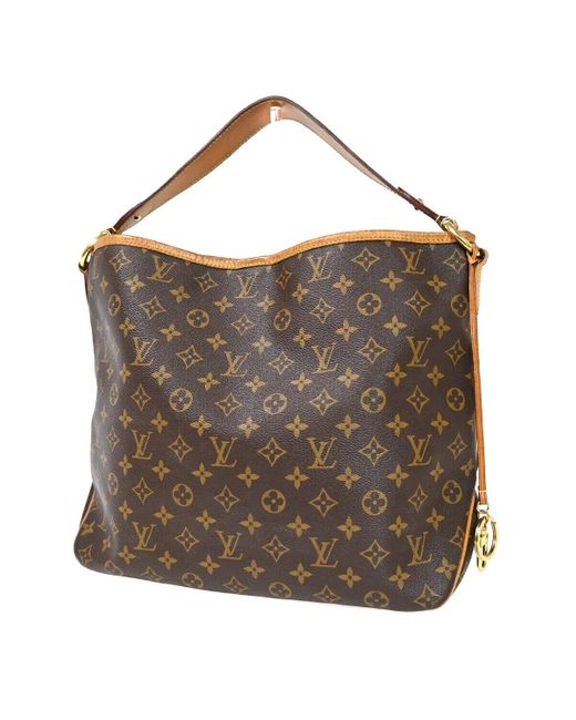 Louis Vuitton Brown Defull Pm Canvas Shoulder Bag (pre-owned)
