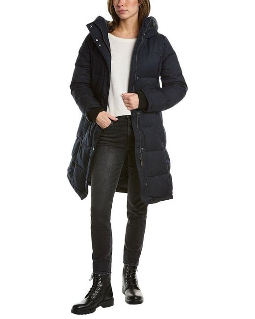 Sam Edelman Belted 3-Quarter Puffer Coat