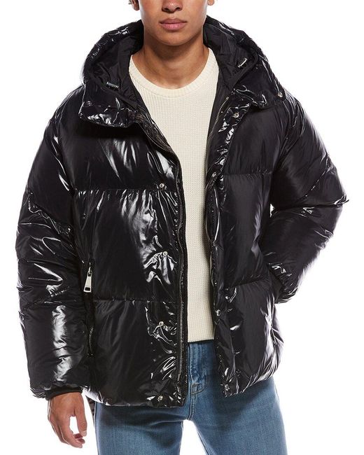 Khrisjoy Black Khrisman Puffer Jacket for men