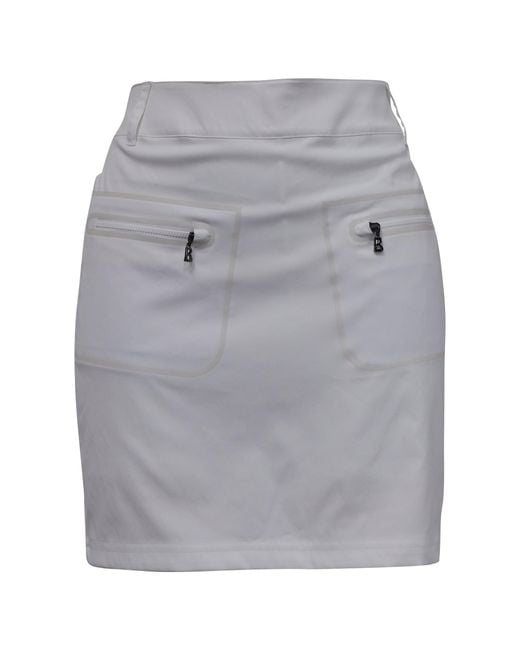 Bogner Gray Mirana Mini Skort Wit Pockets