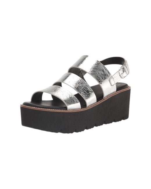 Dirty Laundry Black Pendulum Wedge Sandals