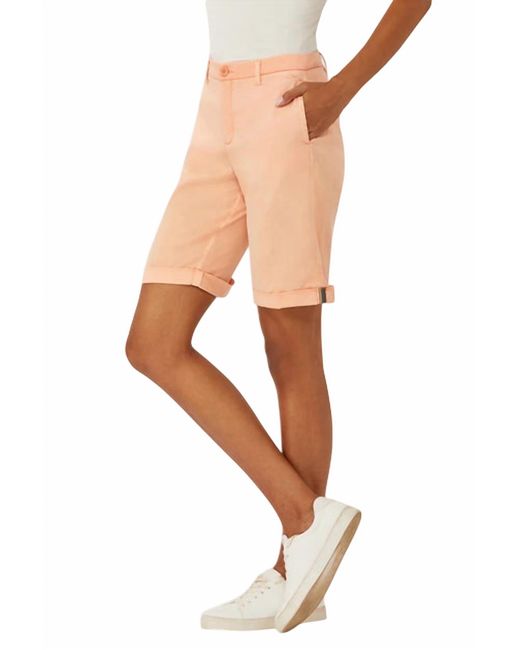 Ecru White Bermuda Short