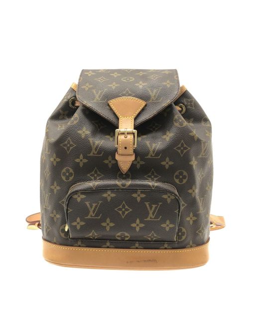 Pre-Owned Louis Vuitton Montsouris MM Brown 