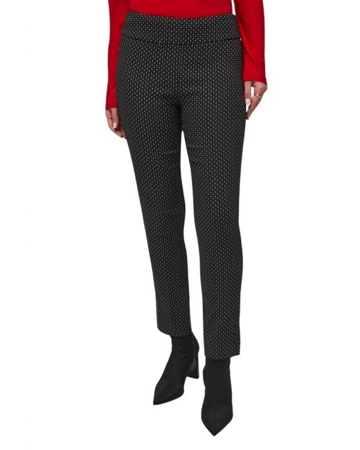 Joseph Ribkoff Geometric Print Straight Leg Pull-On Pants Style 253268