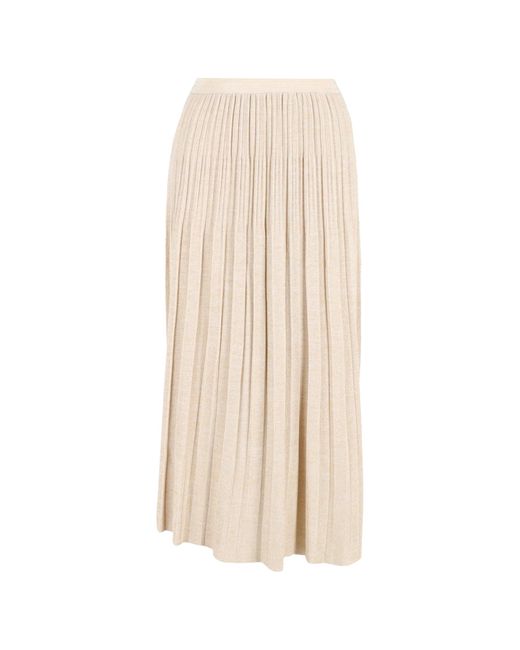 Zimmermann Natural Halliday Rib Midi Skirt