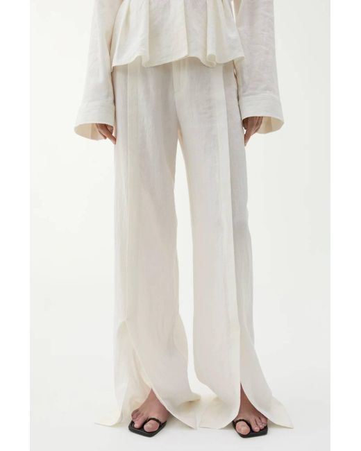 Rodebjer White Rubin Pant Linen