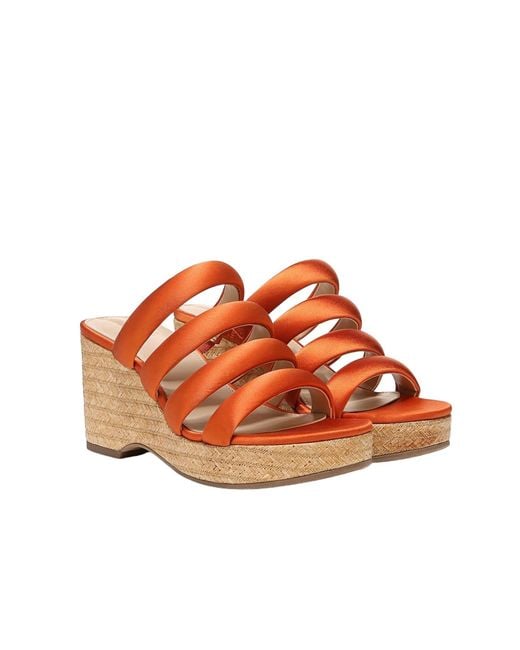 Sam Edelman Orange Yuki Shoes, Textile