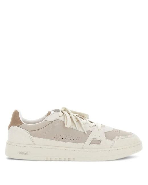 Axel Arigato White Dice Lo Perforated Suede Trainers for men