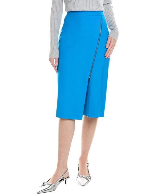 Boss Blue Vemboka3 Pencil Skirt