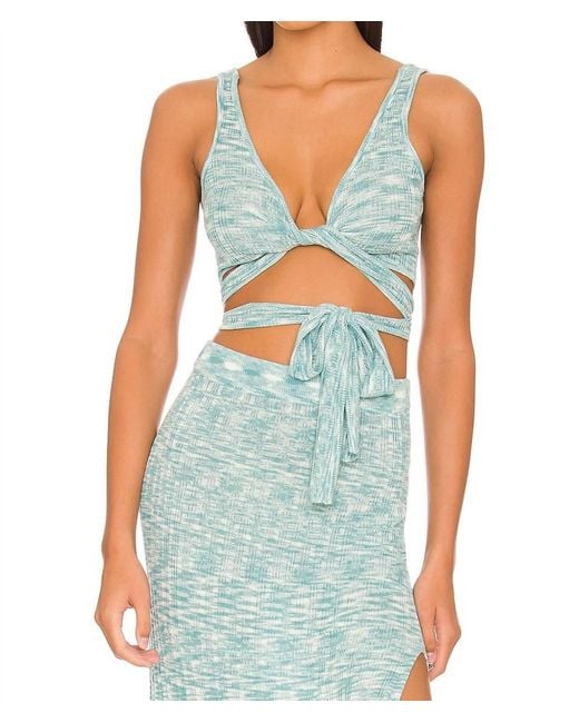 LSPACE Blue Zephyr Top