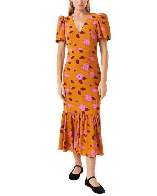 RHODE Orange Anton Dress