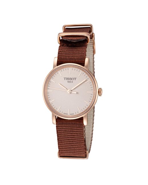 Tissot 30mm Brown Quartz Watch T1092103703100