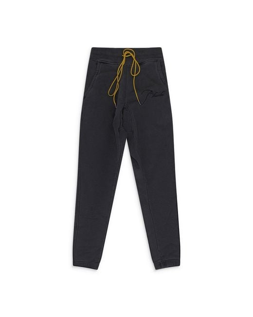 Rhude Blue Script Logo Jogger Sweatpants for men