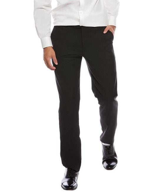 Scotch & Soda Black Solid Basic Amsterdam Trouser for men