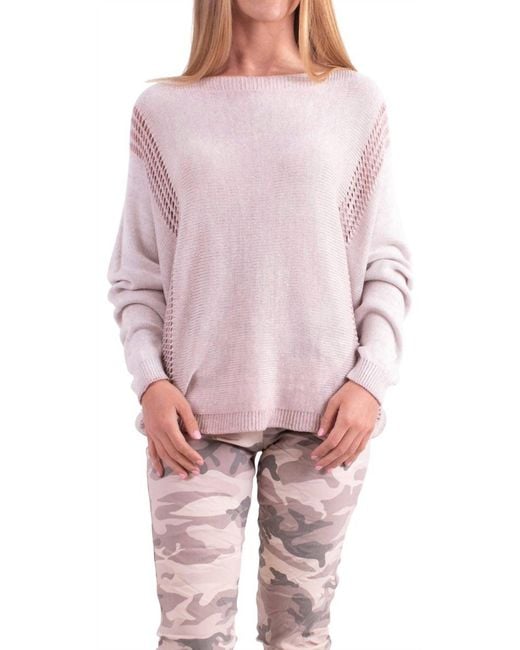 Gigi Moda Pink Vena Sweater