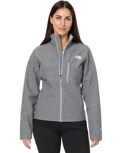 The North Face Apex Bionic Jacket Heather Full Zip Erk13 in Gray