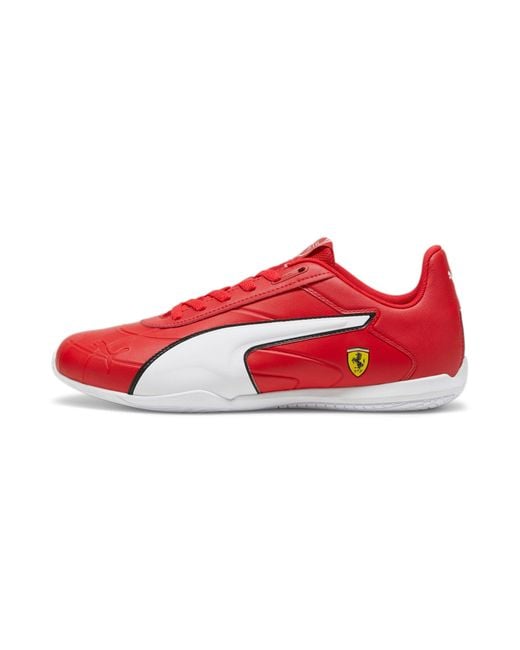 PUMA Red Scuderia Ferrari Tune Cat Driving Shoes for men