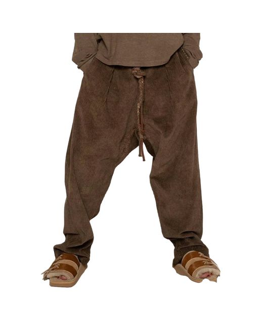 Dr. Collectors Brown Chino Big Wales Cord Trouser