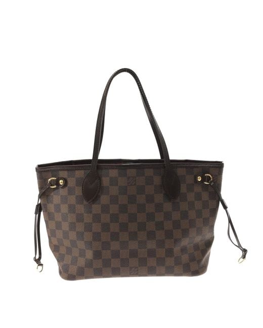 Louis Vuitton Neverfull Pm Canvas Tote Bag (pre-owned) in Black