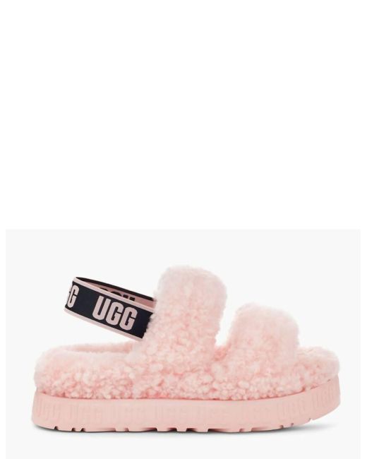 Ugg Pink Oh Fluffita Sandals