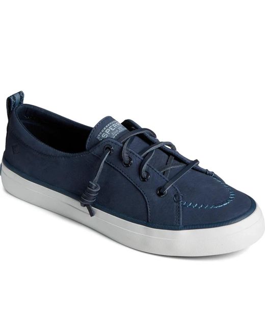 Sperry Top-Sider Blue Crest Vibe Sts88485 Sneakers Leather Slip On Shoes Gal1123