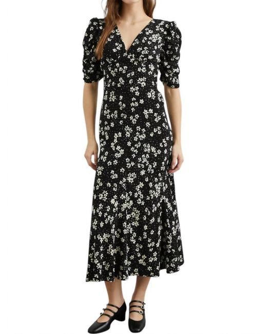 Rails Women's Black Zariah Midi Dress - www.eharrisgallery.com Rails Women's Black Zariah Midi Dress - www.eharrisgallery.com