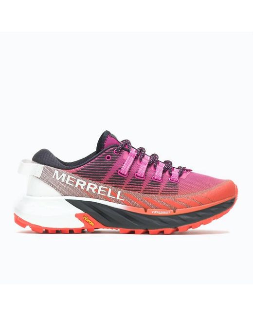 Merrell Pink Agility Peak 4 Trail Running Shoes