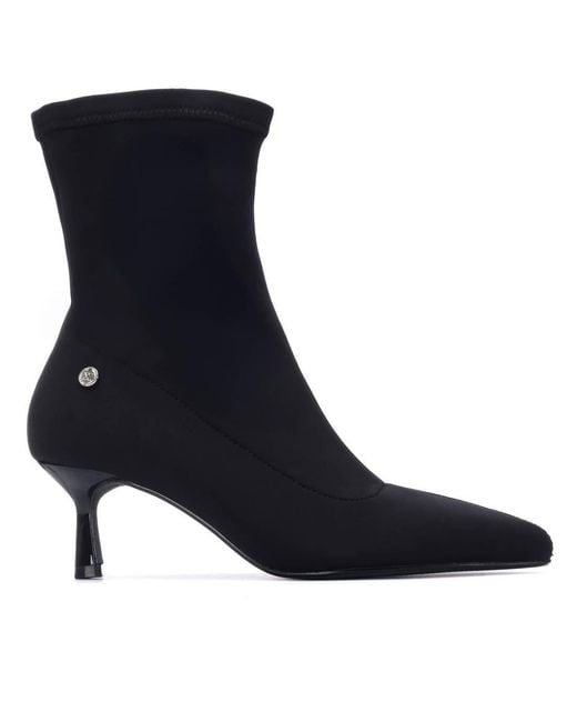 Xti Blue Stiletto Booties By