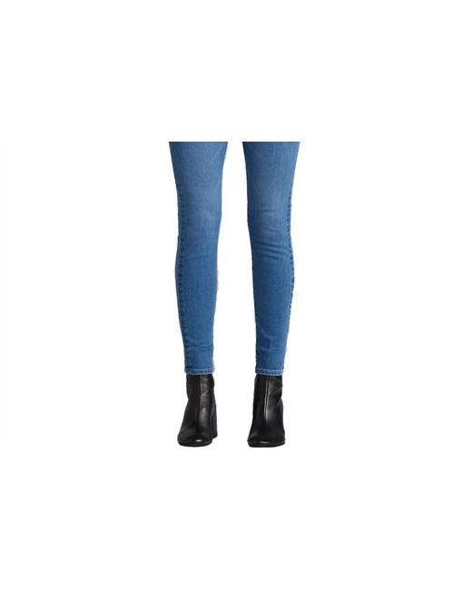 Edwin Black Pixie Mid Rise Skinny Jeans