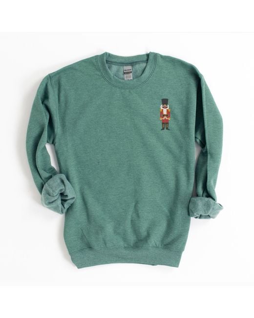 Simply Sage Market Green Embroidered Nutcracker