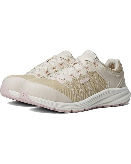 Keen Metallic Utility Vista Energy 8 Birch Peach Whip Comp Toe Work Shoes Zpo2221 for men