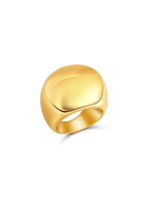 Ellie Vail Metallic Dome Ring