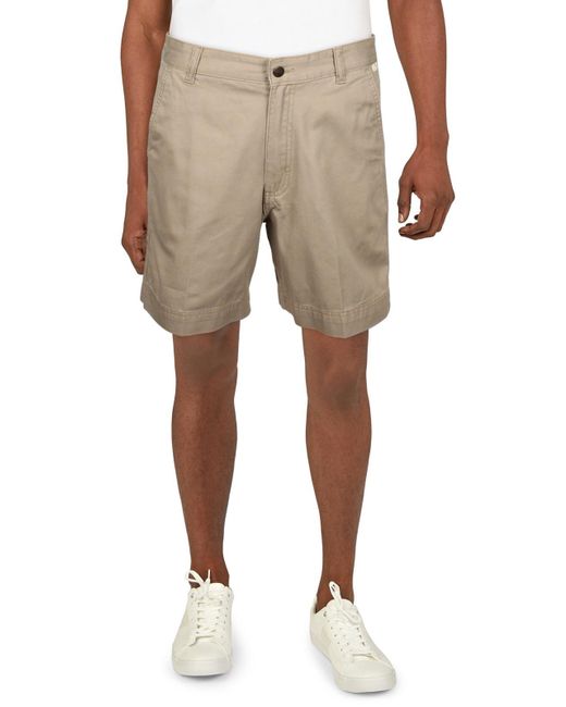 Kahala Natural Kimo Ii Elas Cotton Flat Front Deck Shorts for men