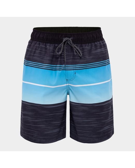 Rokka&Rolla Blue 8' Swim Trunks for men