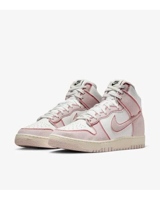 Nike Pink Dunk High 1985 Dq8799-100 Men Barely Rose White Sneaker Shoes Us 10 Cat133 for men