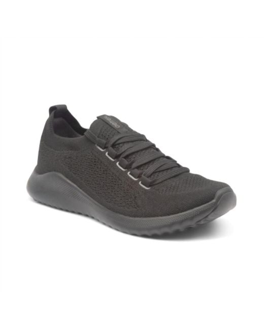 Aetrex Gray Carly Lace Up Sneaker