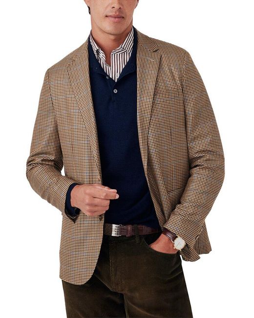 J.McLaughlin Blue Suffolk Jacket for men