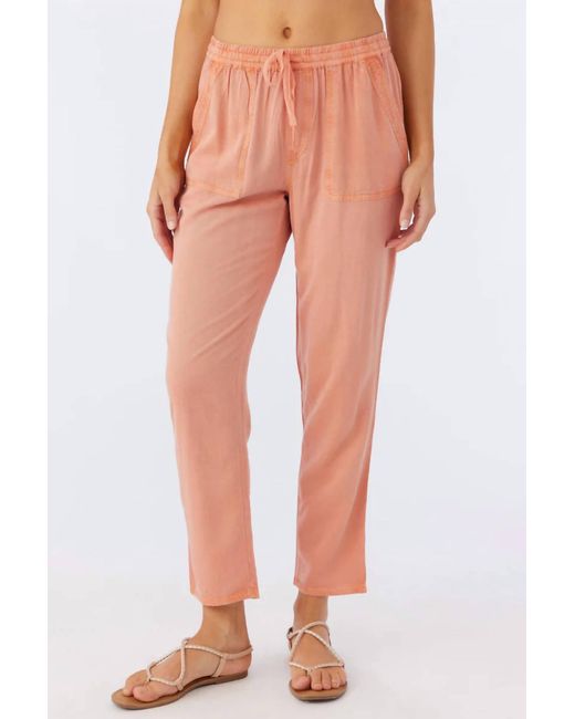 O'neill Sportswear Pink Francina Pants