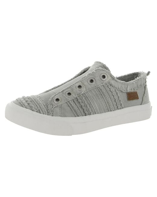 Blowfish Gray Slip On Gym Casual And Fashion Sneakers