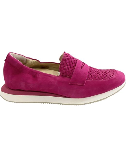 Softwaves Purple Perla Loafers