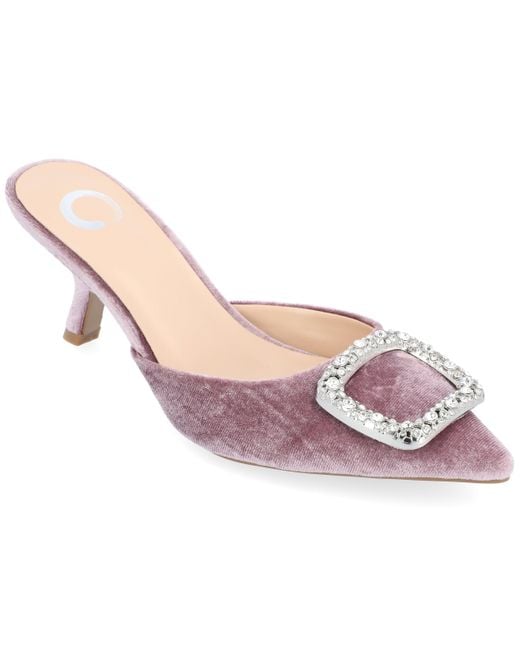 Journee Collection Blue Collection Rishie Pump
