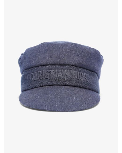 Dior Blue Diortravel Cap Cotton