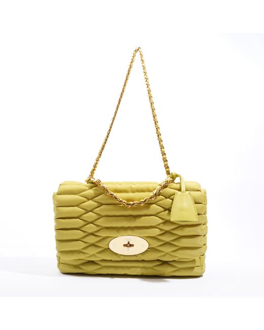 Mulberry Yellow Lily Meadow Nylon Shoulder Bag