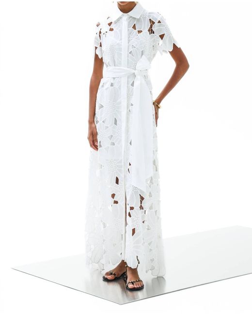 LACE The Label White Anafi Maxi Dress