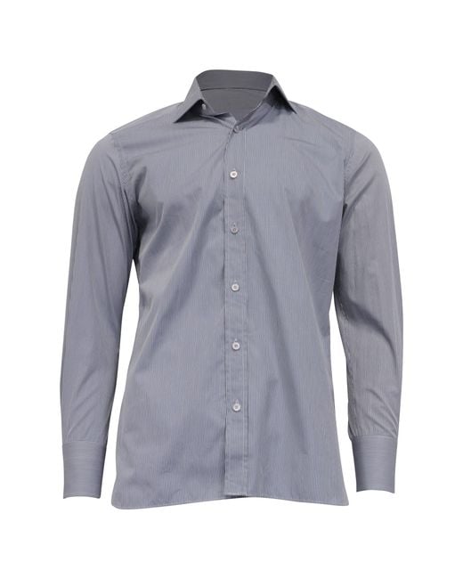 Tom Ford Blue Stripe Button Down Shirt for men