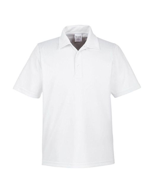 Team 365 White Zone Performance Polo for men