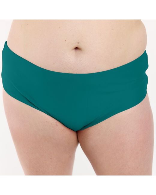Calypsa Green Plus Full Coverage Bikini Bottom